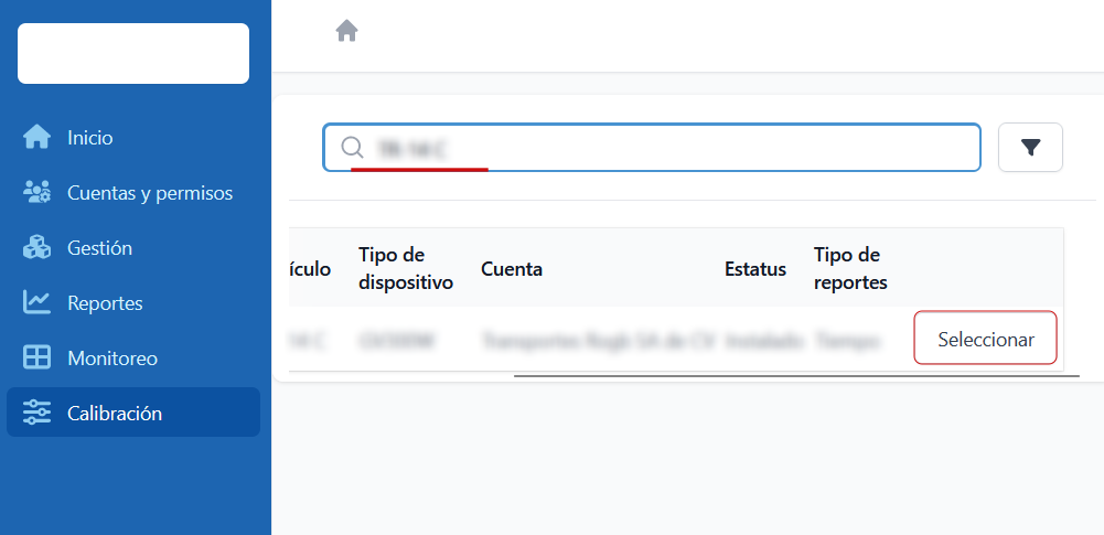 Seleccione GPS a trabajar